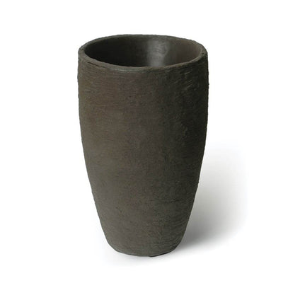 Algreen Valencia Curve Flower Pot Planter, Brown & FoxFarm Potting Soil, 12 Qt