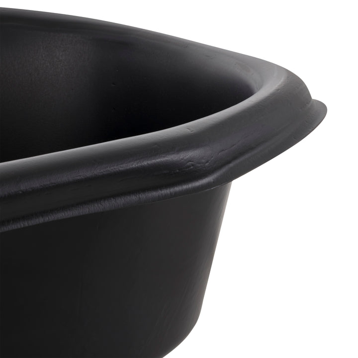 Algreen Avonlea Rigid Preformed 33 Gallon Plant Safe Pond Liner, Black (Used)