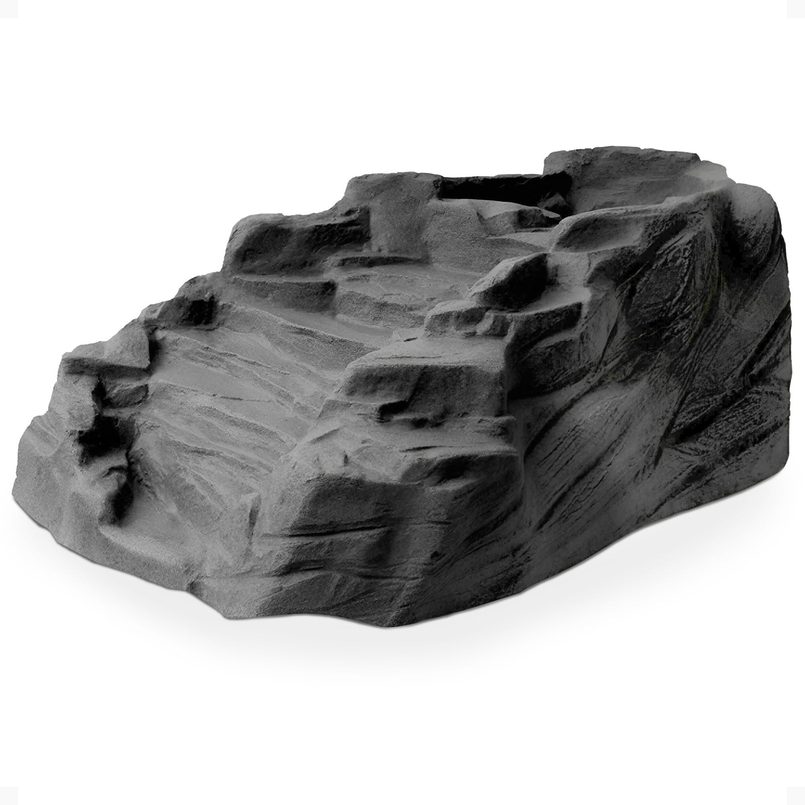 Algreen Tranquility Preformed Garden Pond Waterfall, Charcoalstone (Open Box) - VMInnovations