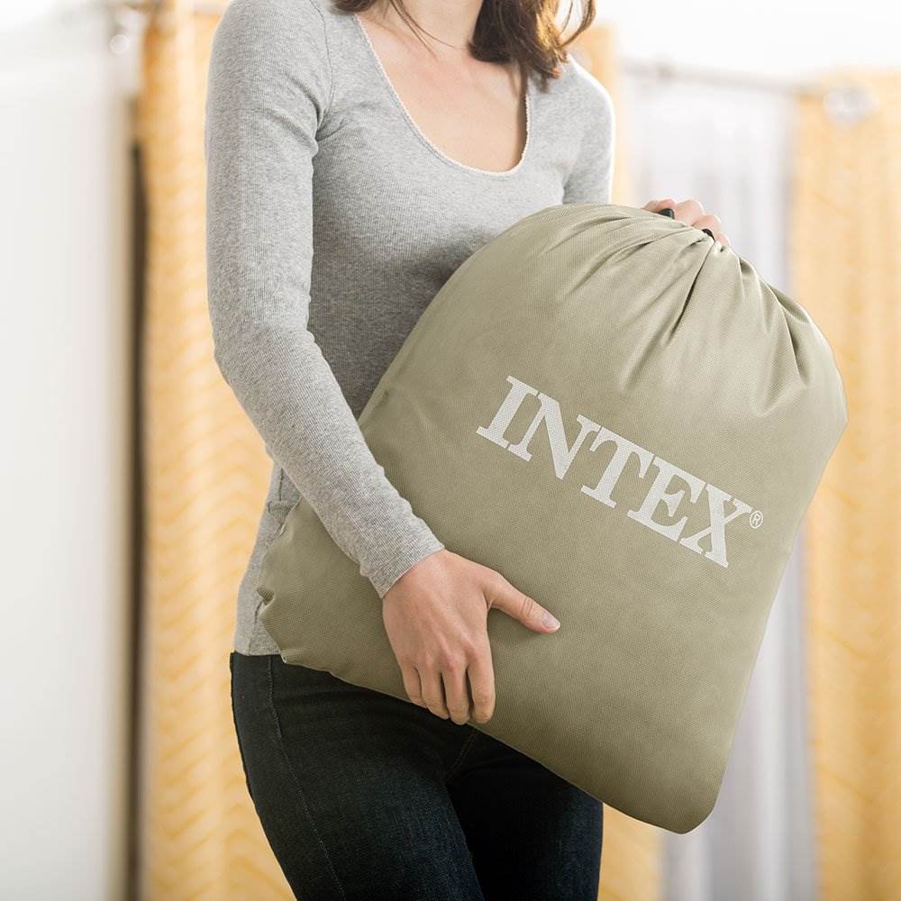 Intex Kidz Camping Travel Air Mattress w/Pump &120 Volt Electric Air Bed Pump - VMInnovations