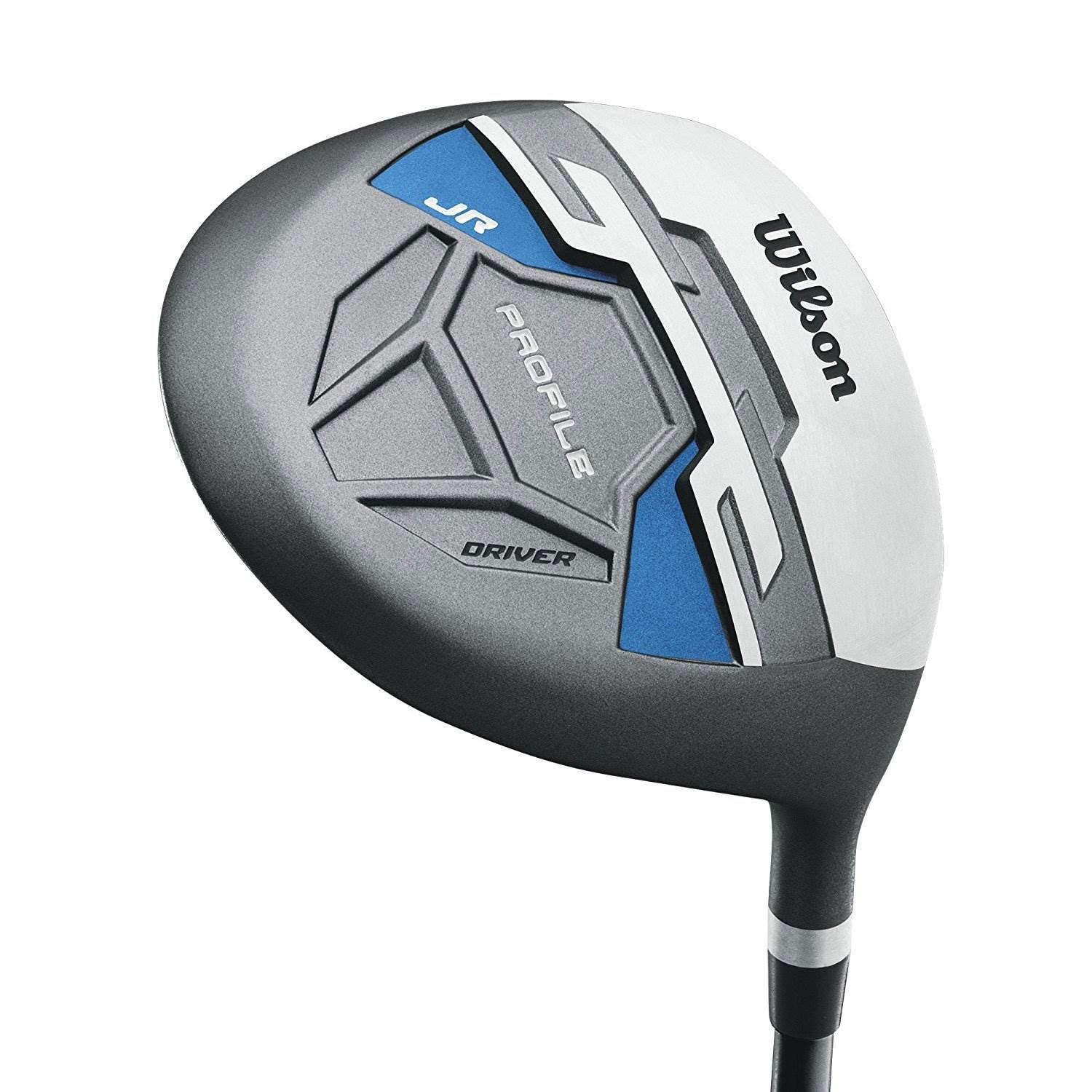 Wilson Profile Complete Junior Large Left Hand Golf Club Set with Golf Bag, Blue