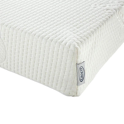 Graco Stanton 4 in 1 Convertible Crib in Pebble Gray with Natural Foam Mattress