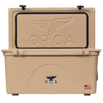 ORCA 75-Quart 15.6-Gallon Ice Cooler, Tan (Open Box)