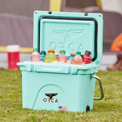 ORCA 20-Quart 4.16-Gallon Ice Cooler, Seafoam Green (Open Box) - VMInnovations