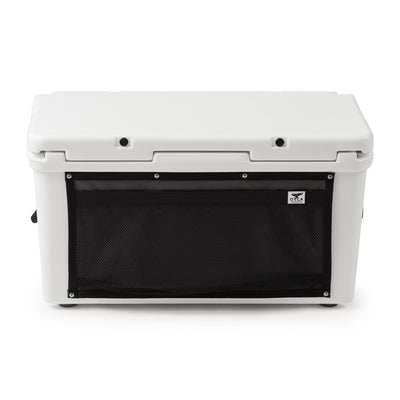 Orca 140 Qt High Performance Roto Molded Insulated Ice Cooler, White (Open Box)
