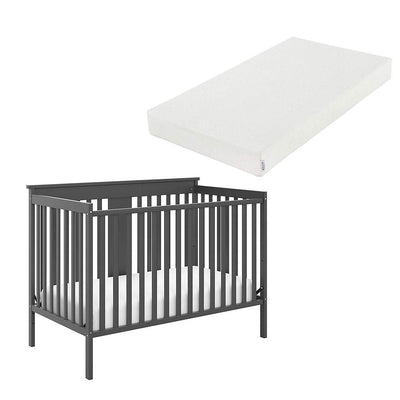 Storkcraft Mission Ridge 4 in 1 Convertible Crib with Natural Foam Mattress - VMInnovations