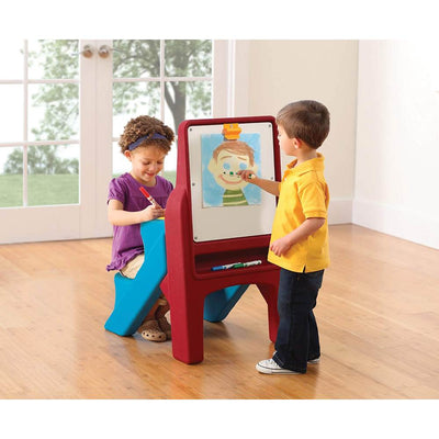 Step2 Art Easel Dry Erase Board and Desk with Chair (Open Box)