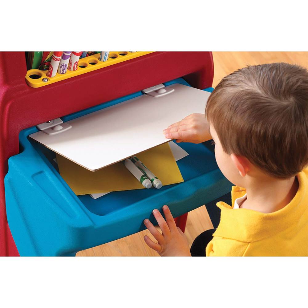 Step2 Art Easel Dry Erase Board and Desk with Chair (Open Box)
