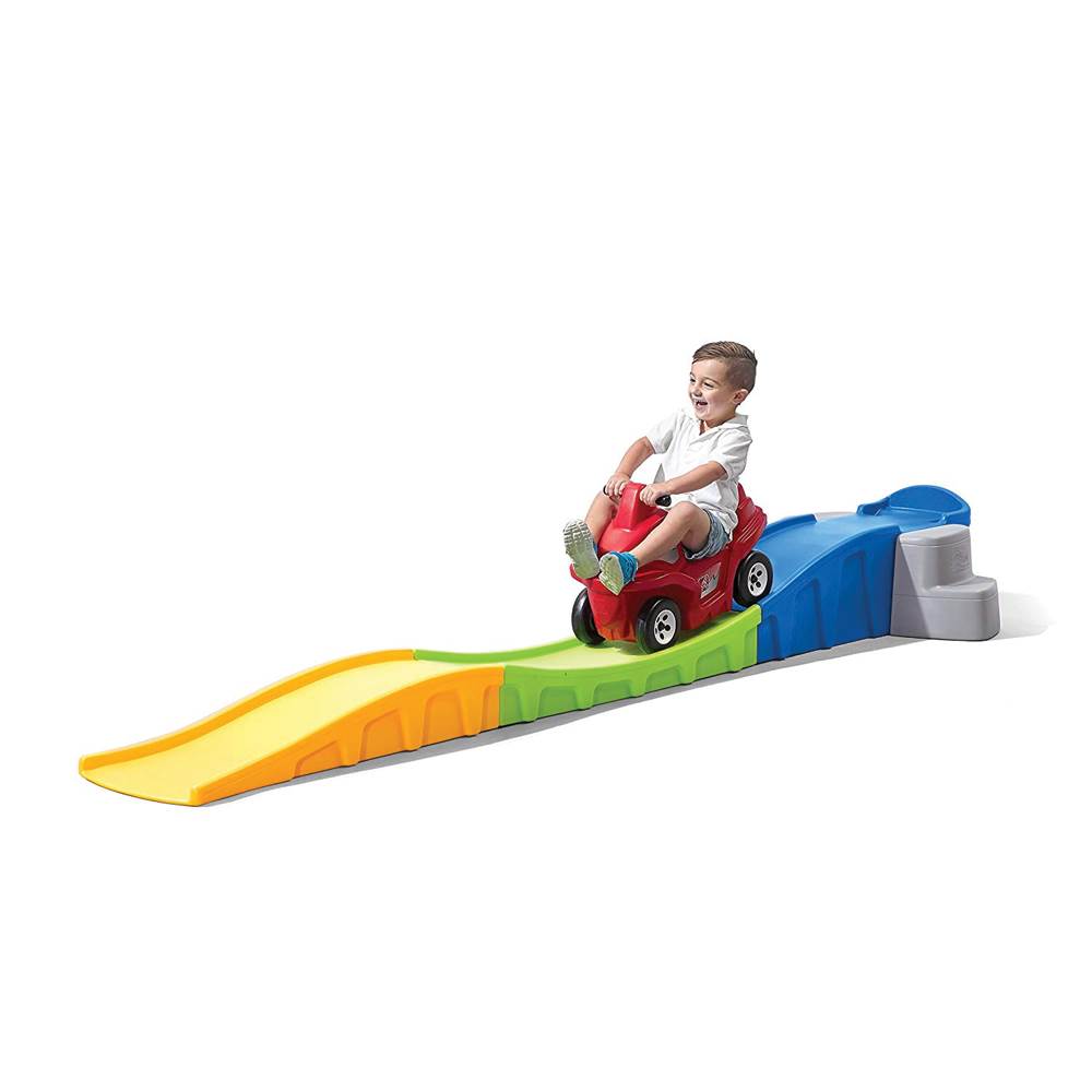 Step 2 Anniversary Edition Up & Down Outdoor Roller Coaster Toy w/ Car (Used) - VMInnovations