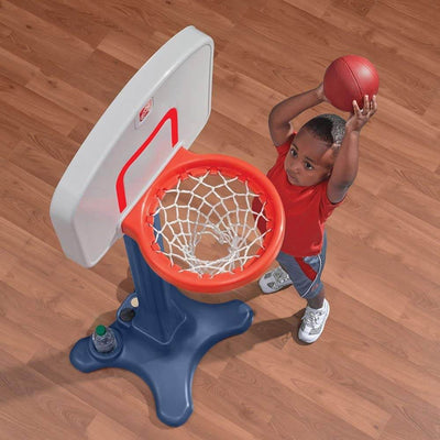 Step2 Shootin' Hoops 42 Inch Junior Basketball Hoop Set & Ball (Open Box)