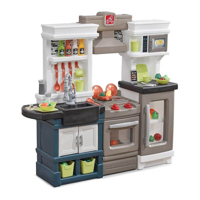 Step2 Plastic Pretend Play Modern Metro Kitchen (Open Box) - VMInnovations