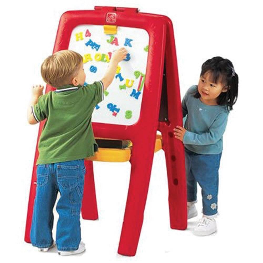 Step2 Magnetic White Board and Chalkboard Art Painting Easel for Kids & Toddlers