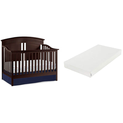 Graco Cotton Baby Crib  Mattress & Thomasville Majestic Convertible Crib Bed - VMInnovations