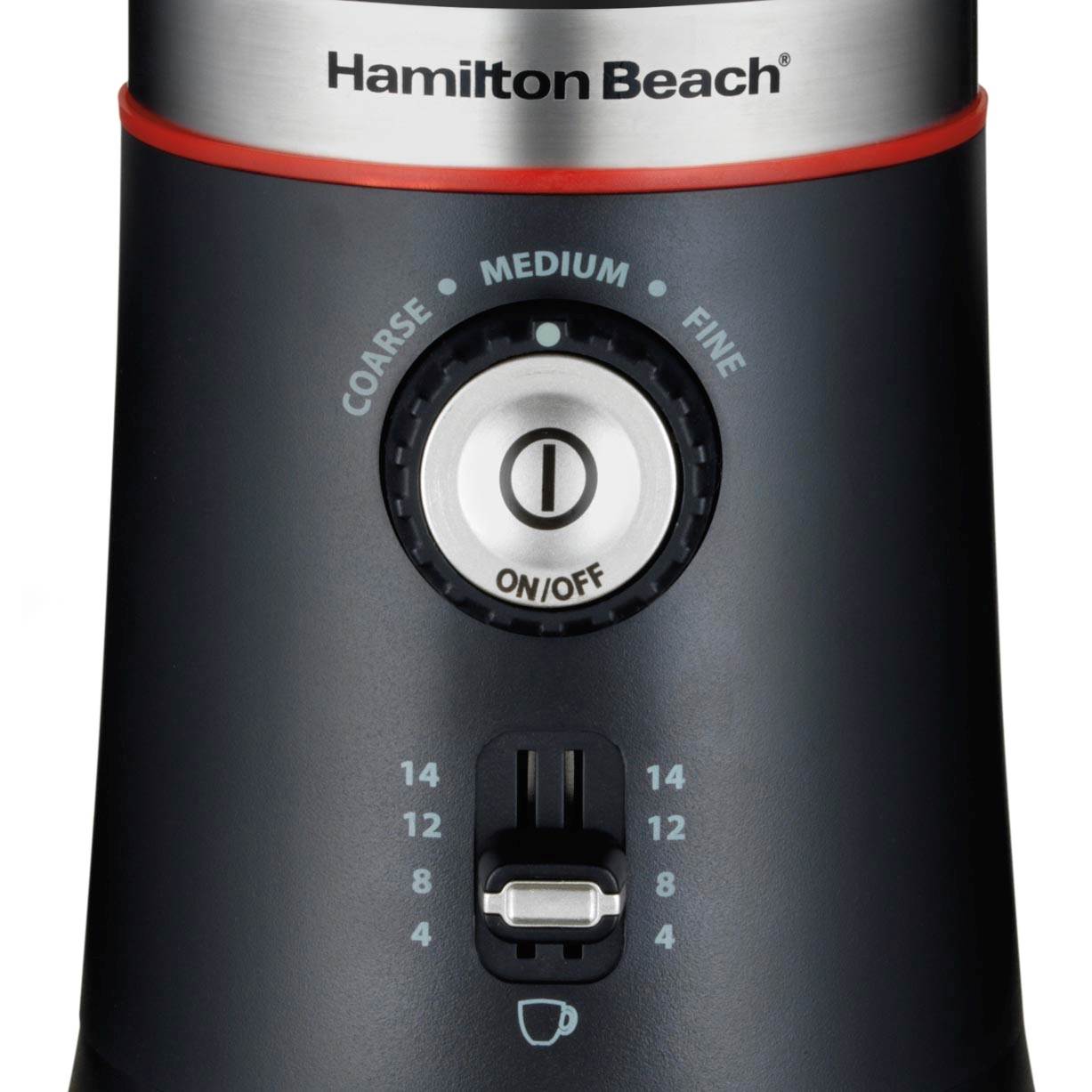 Hamilton Beach Automatic Coffeemaker with Permanent Filter and Electric Grinder