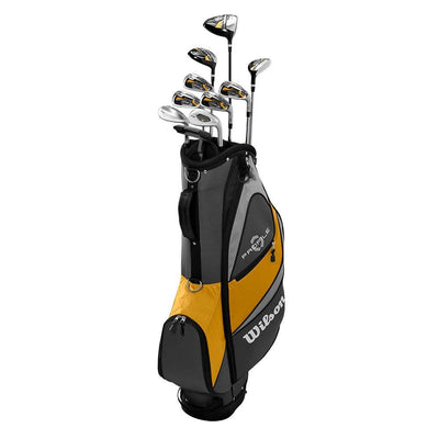 Wilson Profile XD Mens RH Graphite Steel Golf Club Stand Bag Set and Rangefinder