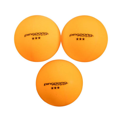 Lancaster 4 Piece Folding Table Tennis Table w/ 2 Rackets and 3 Orange Balls