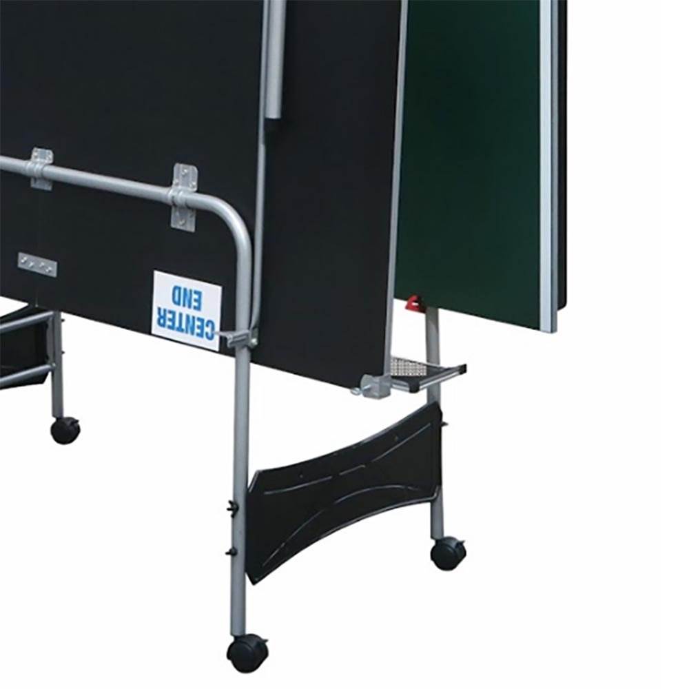 Lancaster 4 Piece Folding Table Tennis Table w/ 2 Rackets and 3 Orange Balls