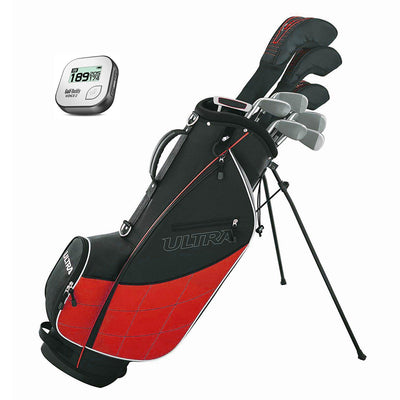 Wilson Ultra Mens Complete 13 Piece Right Handed Golf Club Bag Set & Rangefinder