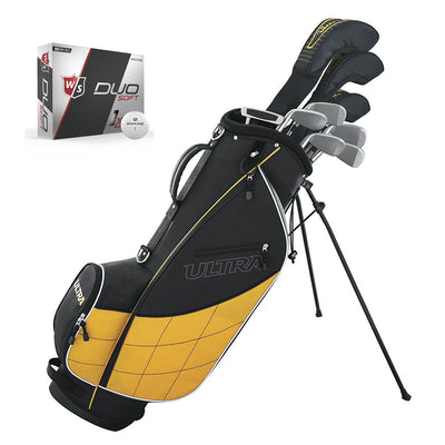 Wilson Ultra Men's Complete 13 Piece Right Handed Golf Club Set with Bag & Balls