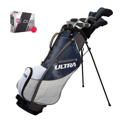 Wilson Ultra Mens 13 Piece Right Handed Complete Golf Club Set with Bag & Balls