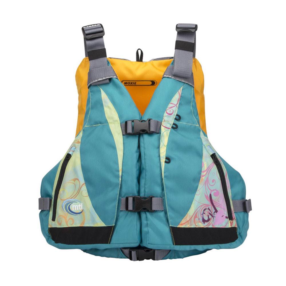 MTI Life Jackets Moxie Padded Adult M/L Life Jacket Water Safety Vest (Open Box)