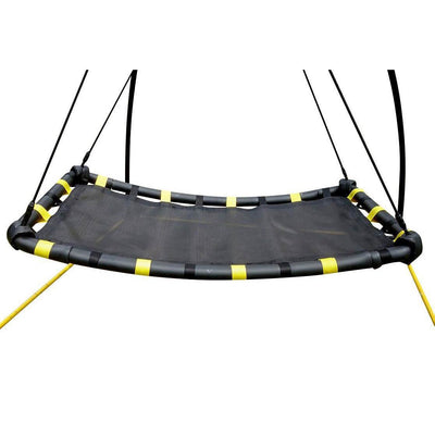 JumpKing Backyard Outdoor Metal 360 Degree UFO Swing & Stand for 1 or More Kids