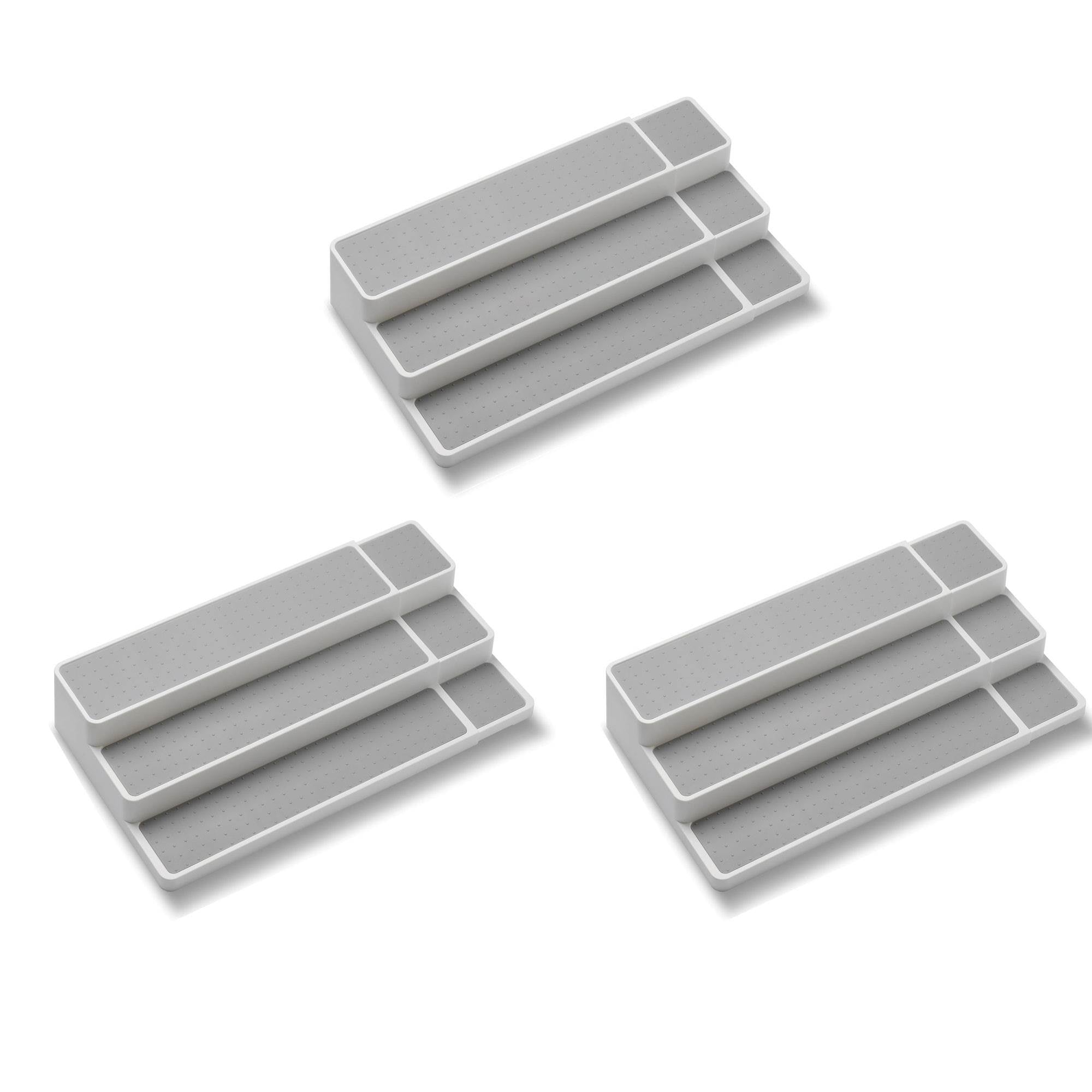 Madesmart Expandable Kitchen Cabinet Spice Rack Shelf Storage Organizer (3 Pack)