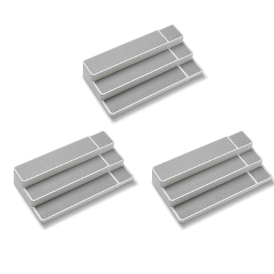 Madesmart Expandable Kitchen Cabinet Spice Rack Shelf Storage Organizer (3 Pack)