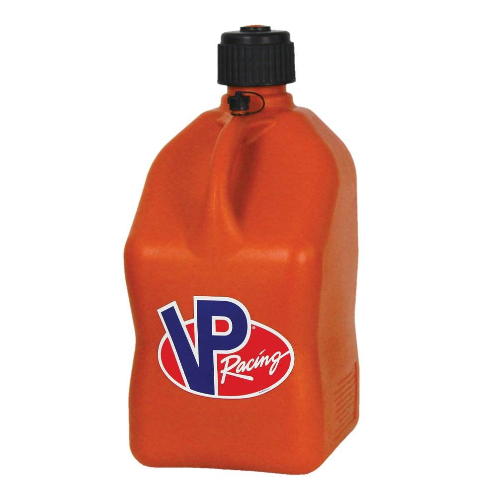 VP Racing Fuels 14 Inch Container Hose and 5 Gallon Utility Jug, Orange (2 Pack)