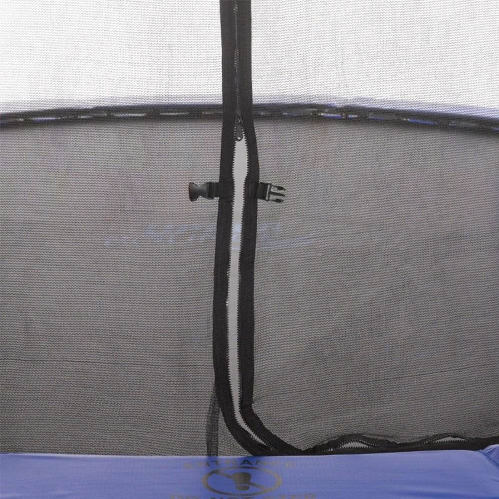 Upper Bounce Skytric 8 Foot Trampoline w/ Top Ring Enclosure & Ground Anchor Kit