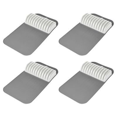 Madesmart Safe In Drawer 11 Knife Storage Mat w/ Organization Grip Slot (4 Pack)