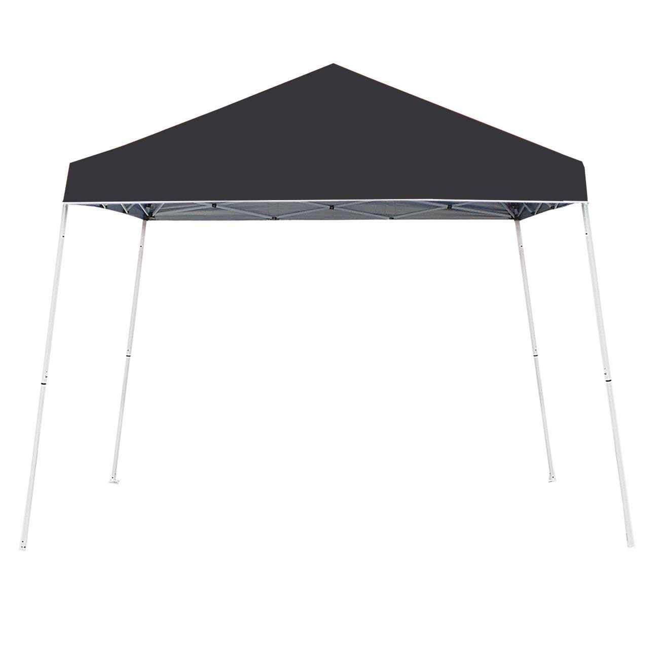 Z-Shade 10' x 10' Angled Leg Instant Shade Canopy & Stake Kit & Weight Bags