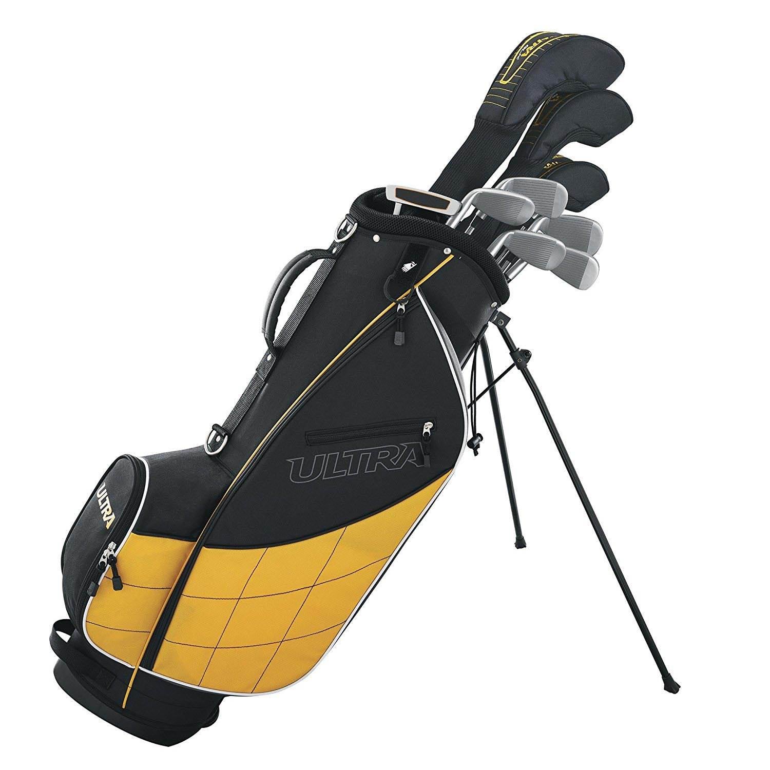 Wilson Ultra Mens 13 Piece Left Handed Golf Club Package Set with Bag & Balls