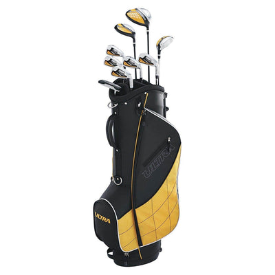 Wilson Ultra Mens 13 Piece Left Handed Golf Club Package Set with Bag & Balls