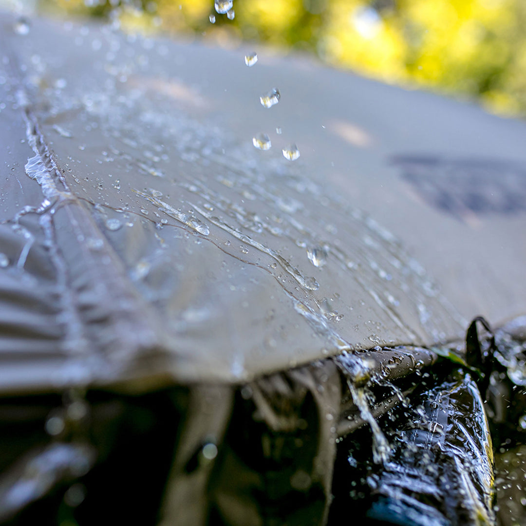 CLAM Quick-Set Venture 9 x 9 Foot Portable Outdoor Camping Canopy Shelter, Brown - VMInnovations