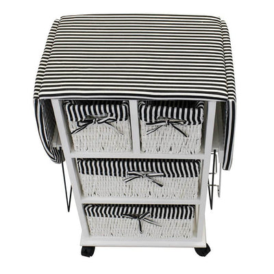 Whitmor 29 Inch Metal Home Ironing Board and Laundry Sorting Station (Open Box)