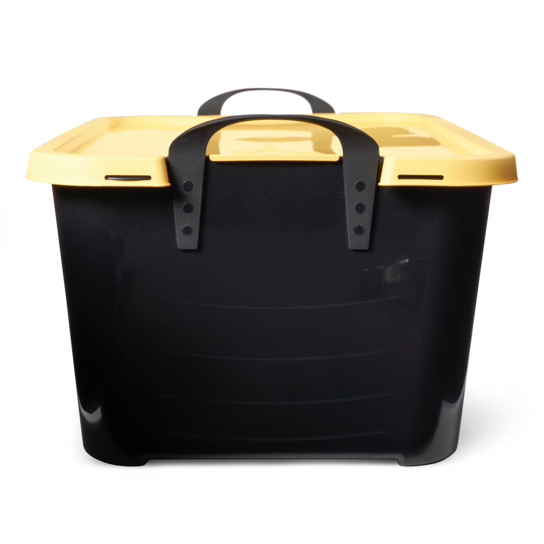 Life Story 55 Quart Stackable Storage Bin, Heavy Duty Lidded Container, 6 Pack