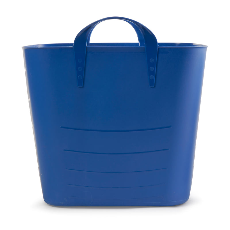 Life Story 25 Liter 6.6 Gallon Durable Plastic Storage Tote, Blue (18 Pack)