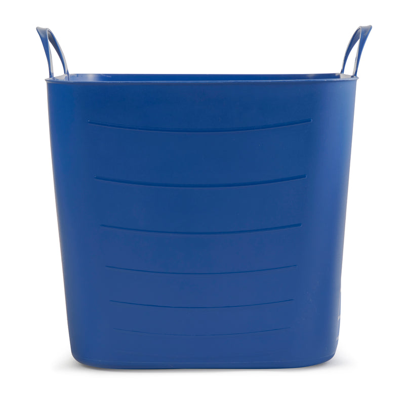 Life Story 25 Liter 6.6 Gallon Durable Plastic Storage Tote, Blue (18 Pack)