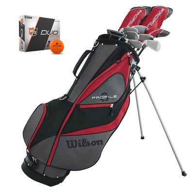 Wilson Profile XD Mens Left Handed Complete Golf Club Set w/ Stand Bag & Balls
