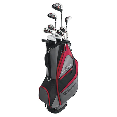 Wilson Profile XD Mens Left Handed Complete Golf Club Set w/ Stand Bag & Balls