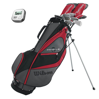 Wilson Profile XD Men's Left Handed Complete Golf Club Set w/ Bag & Rangefinder