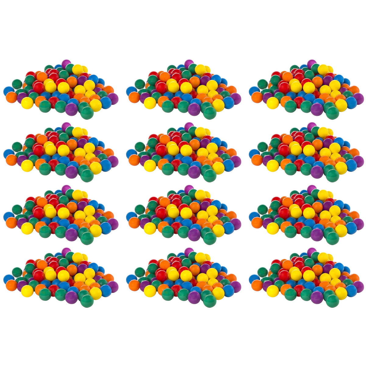 Intex 100-Pack Small Plastic Multi-Colored Fun Ballz for Bounce House (12 Pack)