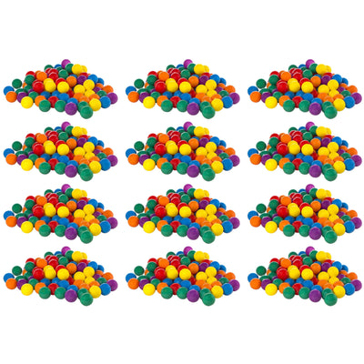 Intex 100-Pack Small Plastic Multi-Colored Fun Ballz for Bounce House (12 Pack)