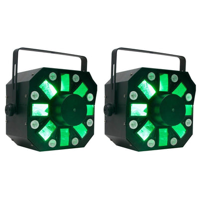 American DJ Stinger DMX Laser, Strobe and Moonflower LED Light Effect (2 Pack)