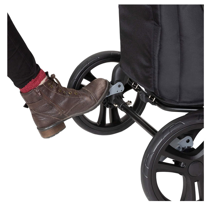 Baby Trend Expedition Push or Pull Stroller Wagon Plus w/ Canopy, Blue (Used) - VMInnovations