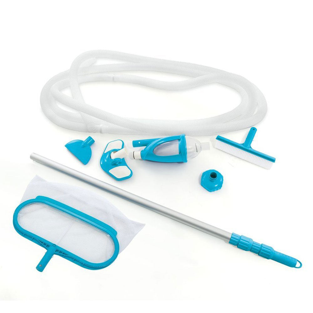 Intex Deluxe Maintenance Cleaning Kit w/ Intex Pool Filter (8 Pack)