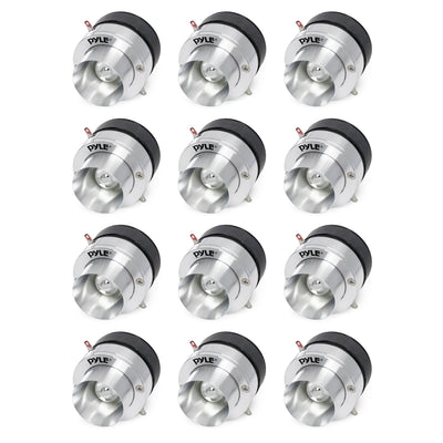 Pyle Pro Coil Titanium Dome Crossover Sound Tweeter for Car Stereo (12 Pack)