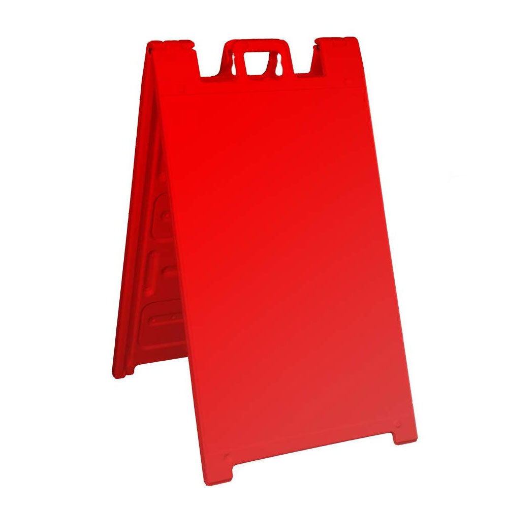 Plasticade Signicade A Frame Plain Portable Folding Sidewalk Sign (Open Box)