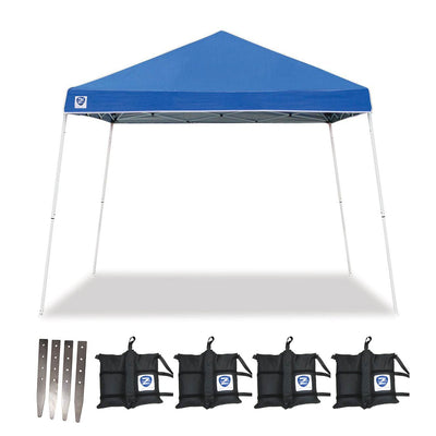 Z-Shade 10' x 10' Horizon Shade Canopy Tent Shelter w/ Stake Kit & Weight Bags